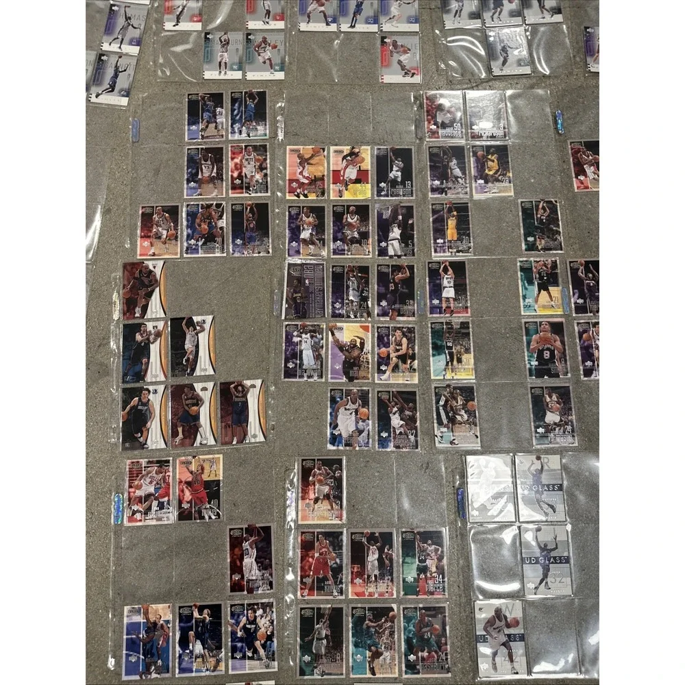 Lot of 200+‎ 2001-2002 NBA Upper Deck & Fleer Mixed Vintage Y2K